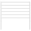 vidaXL Hoofdbord metaal wit 90 cm