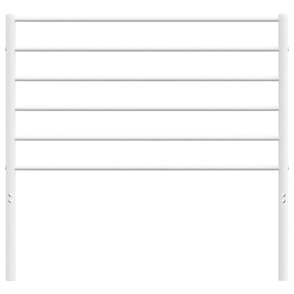 vidaXL Hoofdbord metaal wit 90 cm