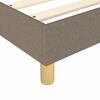vidaXL Boxspring bed 80x200 cm stof taupe
