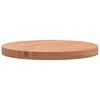 vidaXL Tafelblad rond &Oslash;50x4 cm massief beukenhout