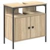vidaXL Badkamer Kast met opslag Beige 60 x 30 x 60 cm Bewerkt hout