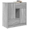 vidaXL Dressoir met lades en deuren 70,5x34x74,5 cm grijs Sonoma