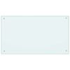vidaXL Keuken Achterwand 2 pcs Wit 90 x 50 cm gehard glas