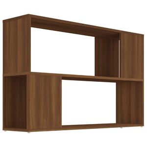 vidaXL Boekenkast 100x24x63 cm bewerkt hout bruin eikenkleur