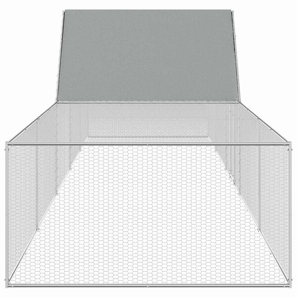 vidaXL Kippenren 10x2x2 m gegalvaniseerd staal