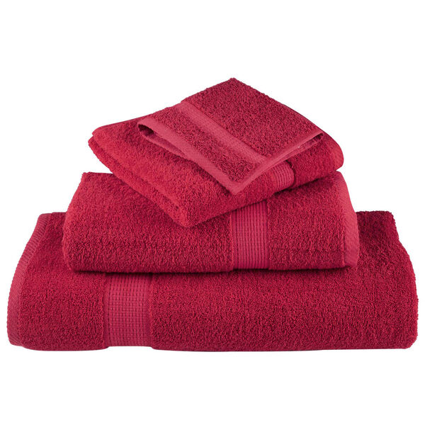 vidaXL 8-delige Handdoekenset SOLUND 600 g/m&sup2; rood