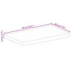 vidaXL Tafelblad met natuurlijke rand 50x30x3,8 cm massief mangohout
