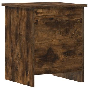 vidaXL Opbergkist Gerookt eiken 40 x 40 x 50 cm Bewerkt hout