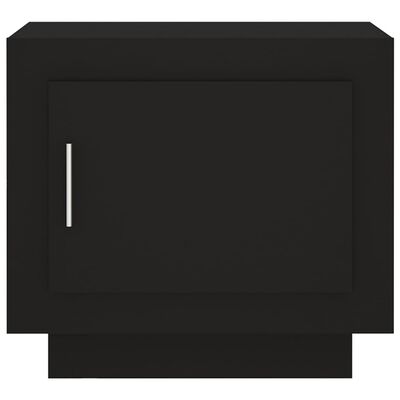 vidaXL Salontafel 51x50x45 cm bewerkt hout zwart