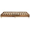 vidaXL Bedframe zonder matras 140x200 cm spaanplaat bewerkt hout