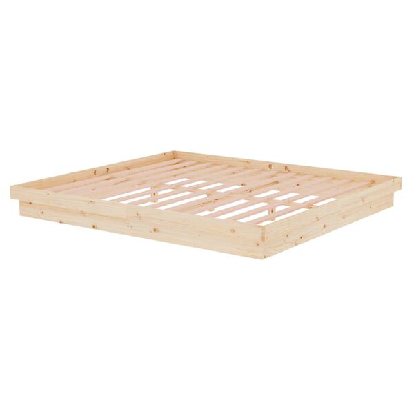 vidaXL Bedframe massief hout 180x200 cm
