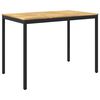 vidaXL Tuinbar Tafel Wit en zwart 147 x 88,5 x 105 cm