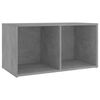 vidaXL Tv-meubelen 4 st 72x35x36,5 cm bewerkt hout betongrijs