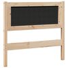 vidaXL Hoofdbord Anders Bruin 90 cm Massief grenenhout