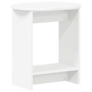 vidaXL Bijzettafel Wit 50 x 39,5 x 55 cm Bewerkt hout