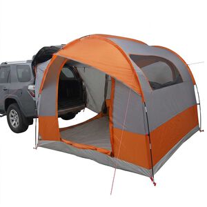 vidaXL Tailgate Tent met Regenfly Waterdicht Grijs en Oranje