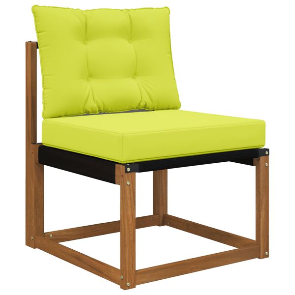 vidaXL Buiten bankkussen 2 pcs Groen Polyester