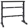 vidaXL Halterrek Zwart 99 x 45 x 95,5 cm Gepoedercoat staal