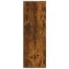 vidaXL Schoenenrek 54x34x100,5 cm bewerkt hout gerookt eikenkleurig