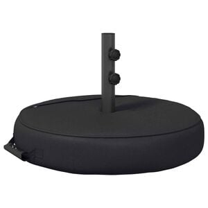 vidaXL Patio Parasolvoet 50 x 50 cm Staal Zwart
