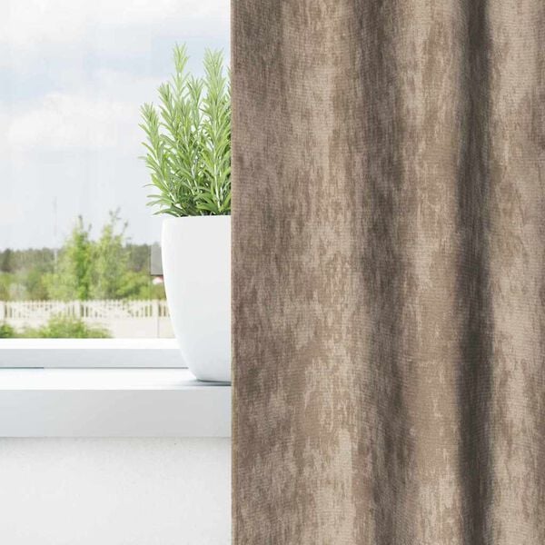 vidaXL Velvet Gordijnen 2 pcs champagne 140 x 140 cm Fluweel