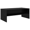 vidaXL Salontafel Zwart Eiken 100 x 50 x 40 cm Bewerkt hout