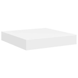 vidaXL Wandschap zwevend 23x23,5x3,8 cm MDF wit