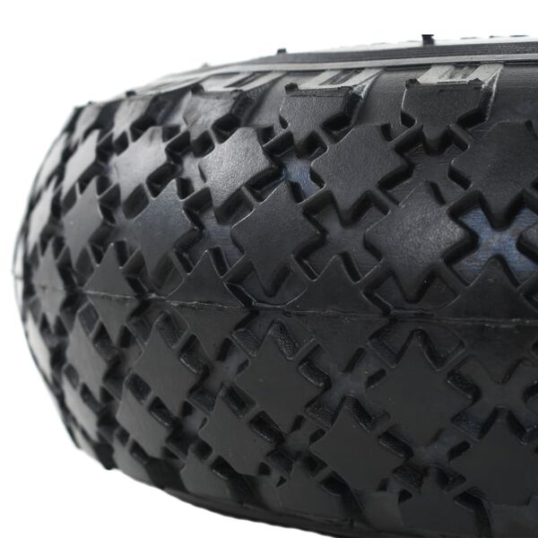 vidaXL Steekwagenwielen 2 st 3,00-4 (245x82) rubber