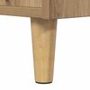 vidaXL Nachtkastje 2 pcs Artisan Eiken 40 x 35 x 47 cm Bewerkt hout