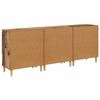 vidaXL Dressoirs 3 pcs Oud Hout 60 x 35 x 70 cm Bewerkt hout