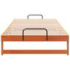 vidaXL Bedframe Bruin 100 x 200 cm Massief grenenhout