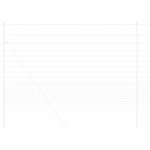 vidaXL Wilde Hek Warm Verzinkt 1000 x 150 x 0,18 cm IJzer