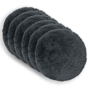 vidaXL Kussen met kussen HEERLEN 6 st Antraciet PV Fleece