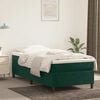 vidaXL Boxspring bed 90x200 cm fluweel donkergroen