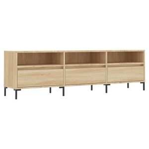 vidaXL Tv-meubel 150x30x44,5 cm bewerkt hout sonoma eikenkleurig