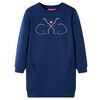 vidaXL Kinderjurk 92 marineblauw