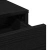 vidaXL Plafondtafel met lade Zwart 50 x 41 x 140 cm Bewerkt hout