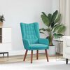 vidaXL Fauteuil Turquoise 63 x 67 x 94 cm Fluweel