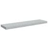 vidaXL Wandschap zwevend 90x23,5x3,8 cm MDF betongrijs