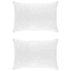 vidaXL Hoofdkussen FULDA 2 st 50 x 70 cm 100% Ganzendons en Veer Wit
