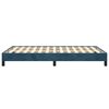 vidaXL Bedframe zonder matras 120x190 cm fluweel donkerblauw