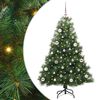 vidaXL Kunstkerstboom met 150 LED met standaard Groen 150 cm PE en PVC