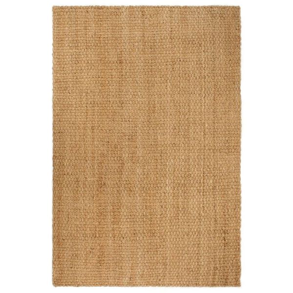 vidaXL Vloerkleed rechthoekig 200x300 cm jute naturel