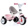 Smoby Driewieler Baby Balade Plus 3-in-1 roze