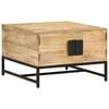 vidaXL Salontafel 67x67x45 cm massief mangohout