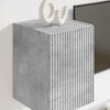 vidaXL TV Wandkast Wandgemonteerd Beton 30 x 31 x 40 cm Bewerkt hout