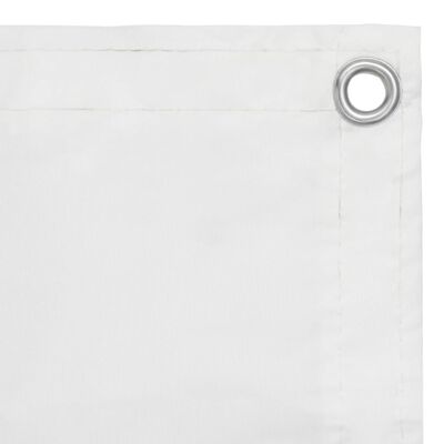 vidaXL Balkonscherm 90x300 cm oxford stof wit
