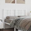 vidaXL Hoofdbord 120 cm metaal wit