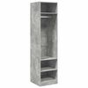 vidaXL Kledingkast 50x50x200 cm bewerkt hout betongrijs