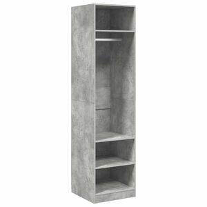 vidaXL Kledingkast 50x50x200 cm bewerkt hout betongrijs